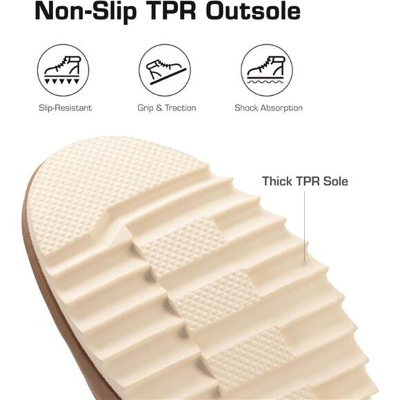 Women's Winter Boots Mid-Calf Boots Faux Fur Lined Lace Up Anti-slip Booties - Picture 5 of 6